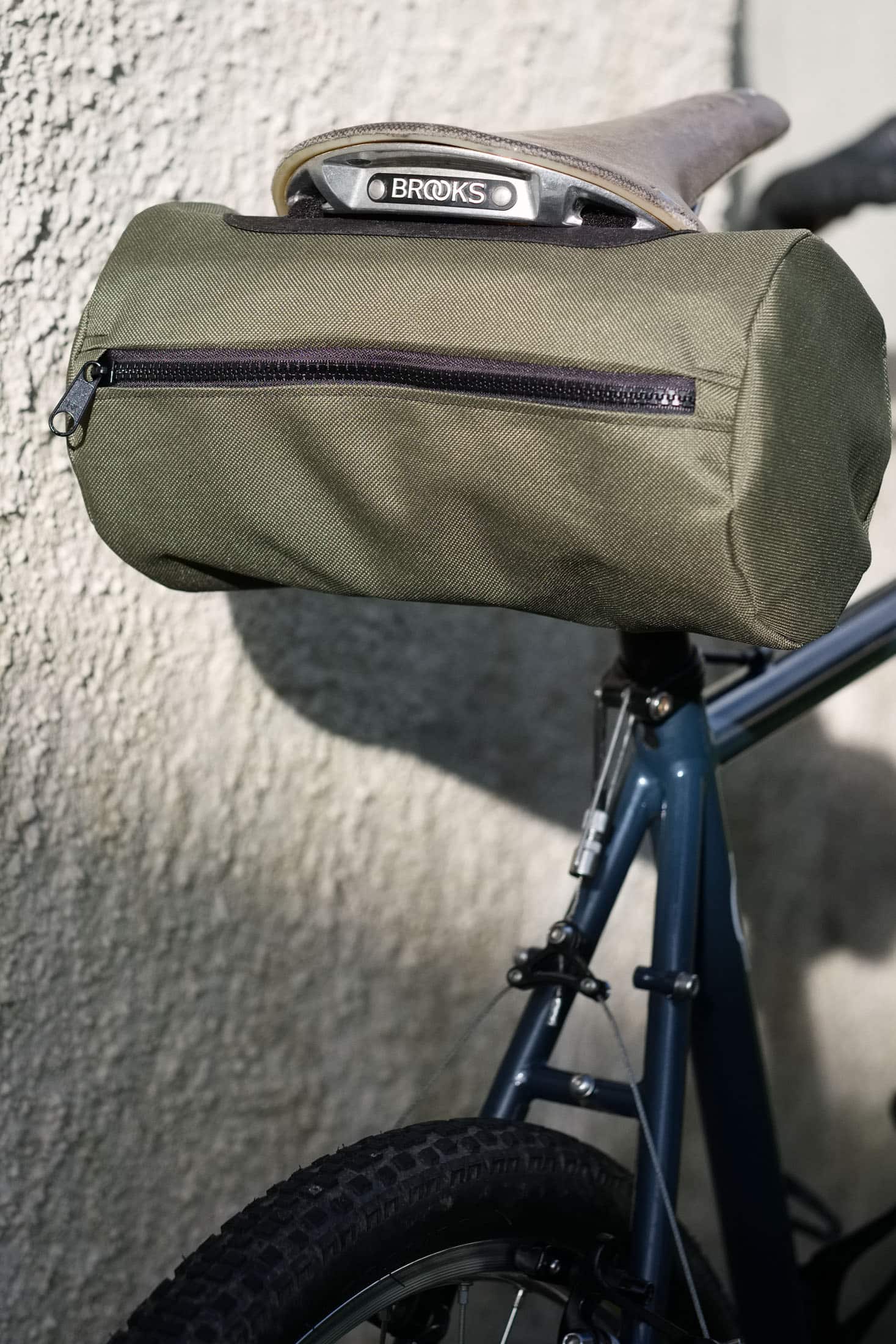 diy bike saddle bag